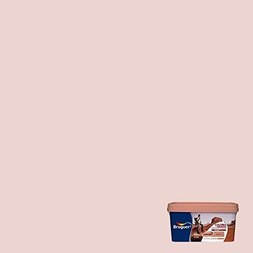 PINTURA PLÁSTICA COLORES MUNDO COLORADO MALVA SUAVE 4 L BRUGUER
