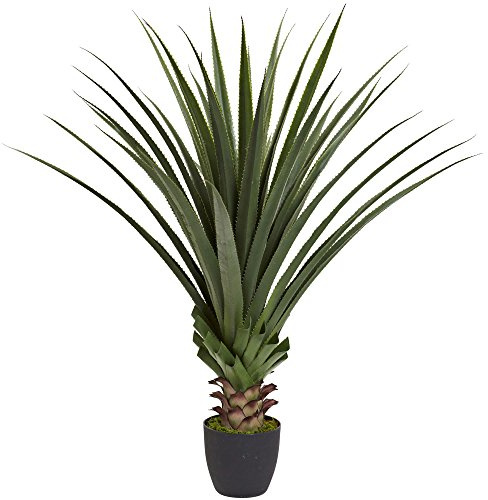 Nearly Natural Agave Pflanze mit Spikes, 1,2 m
