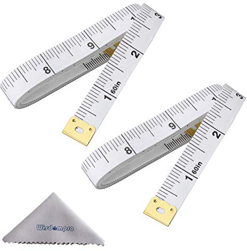 Wisdompro®, metro da sarto morbido, misurazione corpo 60 Inch, 2 Packs