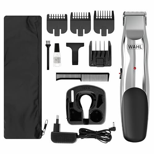 Wahl Groomsman Cord/Cordless Stubble & Beard Trimmer, Stubble Trimmer, Gift for Him, Male Grooming Set, Trimmers for Men, Rechargeable Trimmer, Corded, Cordless, Beard Care