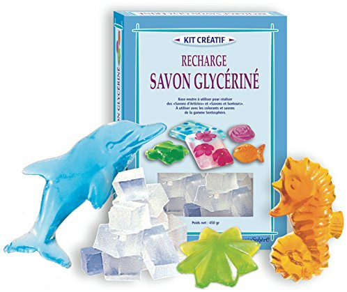 Sentosphère - Savon Glycerine 450 grammes - Kit fabrication - Atelier creatif enfant - Savon et senteur nature - A partir de 8 ans - Fabrication Française