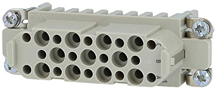 Insert de prise HAN 25D-BU-C - Insert de prise pour connecteur 25p