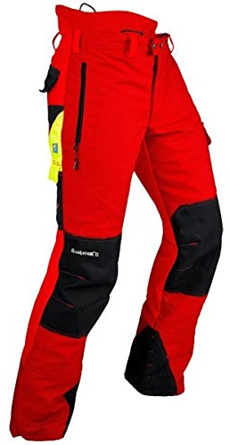 Pfanner® Schnittschutzhose Klasse 2 24 m/s, Farbe:rot, Größe:S