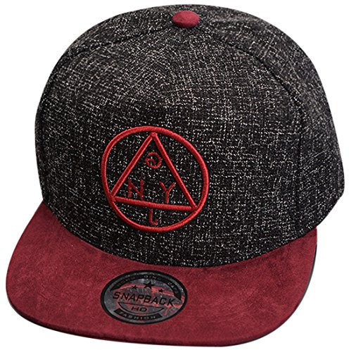Belsen Damen Hip-Hop Dreieck Muster Cap Baseball Hut