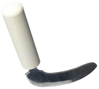 Homecraft, couteau à manche courbés Queens, couverts courbés, en acier inoxydable, pour personnes âgées, handicapées, grande poignée pour une meilleure prise en main, va au lave-vaisselle