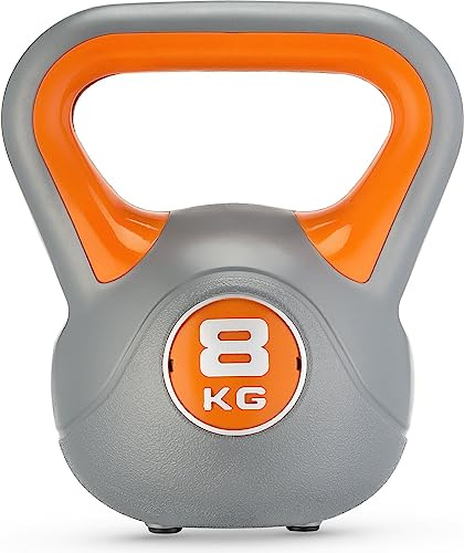 Gymtek Kettlebell Kugelhantel - Hantel für Kraft-Training - Krafttraining Fitness Gymnastik - Workout Gewicht – Muskelzuwachs - Ergonomischer Griff - Fitnessstudio zu Hause