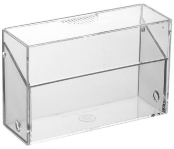 10 Stück Visitenkarten-box/Visitenkartenhalter/Visitenkartenständer/Visitenkartenspender für Visitenkarten 85x55mm, transparent
