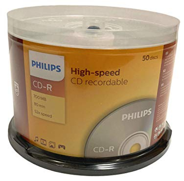 Philips d52 N600 CD Vierge – CD-RW Vierges (CD-R, 700 MB, 52 x)