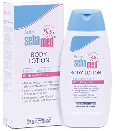 Sebamed Baby Crema Idratante Corpo 200ml - Crema corpo idratante per la pelle sensibile e delicata del bambino, adatto all'uso quotidiano.