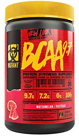 MUTANT BCAA 9.7 | Supplement BCAA Powder with Micronized Amino Acid and Electrolyte Support Stack | 348g (.77 lb) | Watermelon