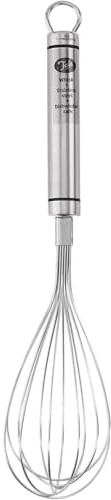 Tala Batidor de Globos de Acero Inoxidable, Herramienta Ideal para batir, agitar, batir, una Amplia Gama de Alimentos al cocinar y Hornear, Longitud Completa de 25 cm, Apto para lavavajillas