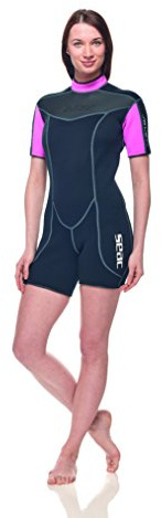 Seac Sense Shorts, kort våtdräkt för kvinnor för snorkling och undervattensbruk, 2,5 mm superelastisk neopren
