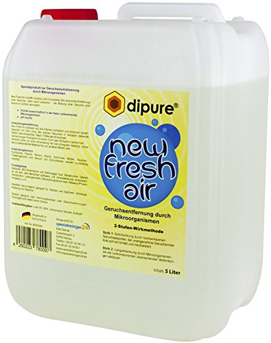 dipure® New Fresh Air Geruchsentferner mit Mikroorganismen - Geruchsneutralisierer/Geruchsvernichter gegen Rauch-Geruch, Nikotin-Geruch (Nikotinentferner), Moder-Geruch uvm.