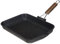 H&H Bistecchiera Antiaderente Pietra Manico Pieghevole 36X24 Pentole Cucina, Nero, 36 cm