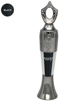 SHEIDA Kohl Kajal Powder Eyeliner – Nero, eyeliner in polvere altamente pigmentato per Smokey Eyes, naturale, impermeabile e resistente alle sbavature, delicato sugli occhi e ipoallergenico