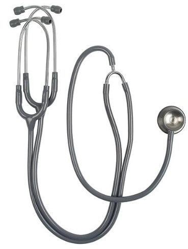 Riester 4002-02 Stetoscopio per apprendisti duplex, acciaio inossidab.,grigio antracite, in cartone
