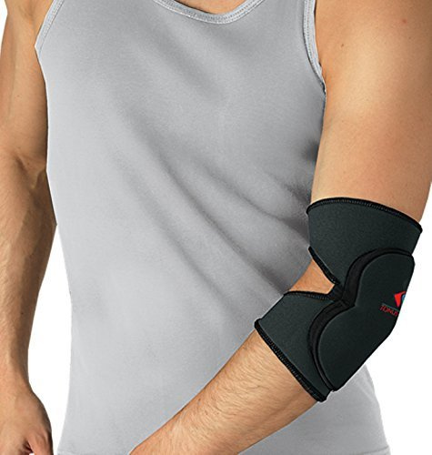 Ellenbogenbandage Neopren mit Knöchel-Polster schwarz 4-L