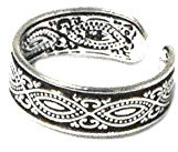 Art Gecko TR16091614 Bague d’orteil réglable en argent sterling 925 avec boîte cadeau