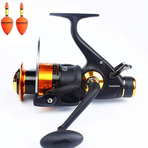 BNTTEAM 11BB Sistema de Freno Delantero y Trasero Tamaño de Embrague unidireccional 1000-7000 Huso de Metal Completo Giro P66 Carrete de Pesca Carpa Rueda de Pesca Carrete de Giro (5000 Serie)