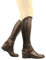 Saxon Damen Equileather Chaps Reitsport Braun L