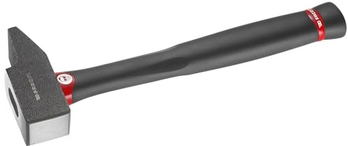 FACOM - Marteau de Mécanicien Rivoir - 200C.42 - Manche de Sécurité Ergonomique Noyau Graphite - Faibles Vibrations de Frappe - Pour Plier, Pointer et Redresser le Métal - Grande Robustesse