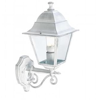 Lanterne murale 'Globe' type ascendant Structure en aluminium moulé sous pression Traitement anticorrosion avec peinture à la poudre époxy Adaptée pour ampoules à incandescence et à économie d’énergie Culot E27 IP43