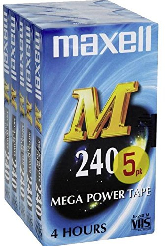 Maxell M240 M Power Blank Tapes