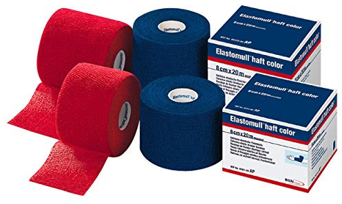 BSN Medical Elastomull haft banda di fissaggio blu 20 m x 8 cm