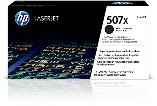 HP 507X Schwarz Original LaserJet Tonerkartusche mit hoher Reichweite