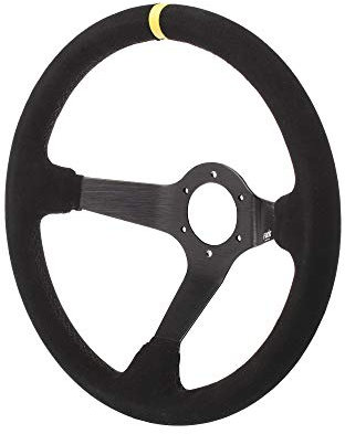 Simoni Racing CAR/350C Volante Sportivo Carrera Universale, in Camoscio Nero