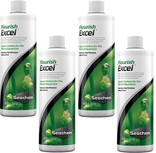 Seachem Flourish Excel 500 Milliliter Bottles (4 Pack)