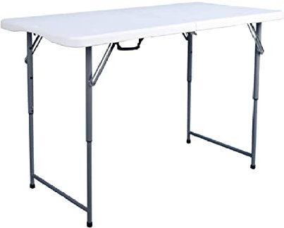 Oypla 4ft 1.2m Folding Heavy Duty Outdoor Trestle Party Garden Table