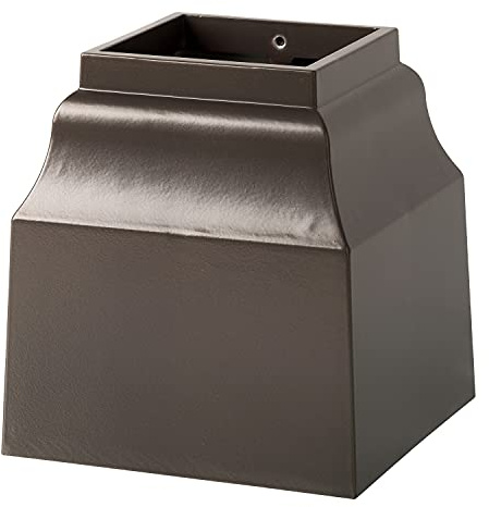 Whitehall Cascade Bronze Mailbox Post Base Cuff