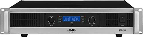 IMG STAGELINE STA-235 Stereo PA-Verstärker mit integriertem Limiter schwarz/silber