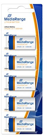 MediaRange MRBAT150 household battery Single-use battery CR123A Litio 3 V - Pilas (Single-use battery, CR123A, Litio, Cilíndrico, 3 V, 5 pieza(s))