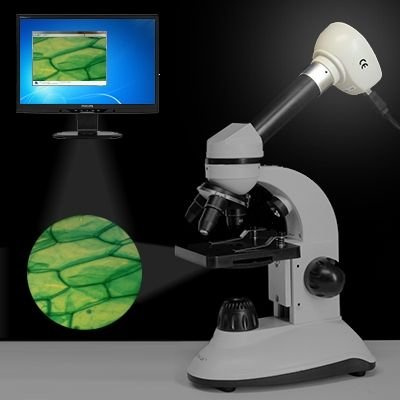 Digital Mikroskop Mikroskopkamera USB-Kamera Okular Schule Chemie MA-88 MC1