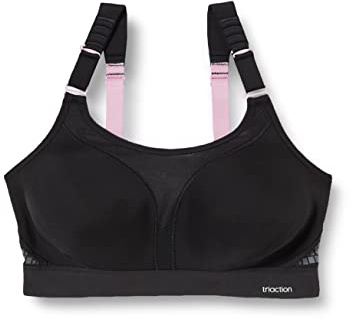 TriAction Dam Extreme Lite N Ex sport-BH utan bygel, svart, 75F
