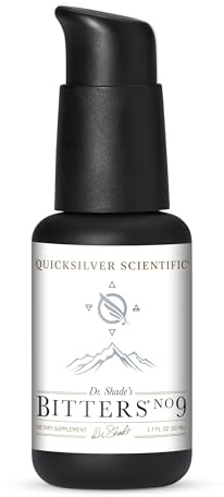 Quicksilver Scientific Dr. Shade's Bitters No. 9 - for Digestion - Fast Acting Liposomal Digestive Bitters with Milk Thistle, Burdock Root & Juniper Essential Oil - Digestive Support (50ml)