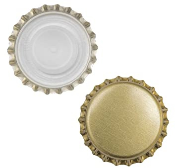 CENI GOMMA - Tappo Corona Con Bidules 200 Tappi Oro
