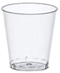 Unidades 500 Vasos Mini shortino Amaro Limoncello Chupito Desechables de plástico Vaso 40 cc
