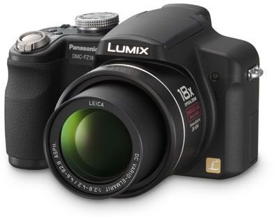 Panasonic DMC-FZ18 EG-K Digitalkamera (8 Megapixel, 18-fach opt. Zoom, 2,5 Zoom, Bildstabilisator) schwarz