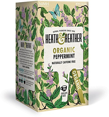 Heath and Heather Organic Peppermint Herbal Tea 20 Bags