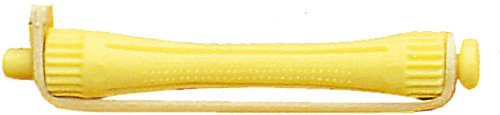 Fripac-Medis FPS 5K - Bigodini per permanente, modello corto, 12 pezzi, diametro: 8 mm, colore giallo