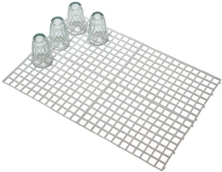 Gläserabtropfmatte 30 x 20 cm 4 Stück steckbar