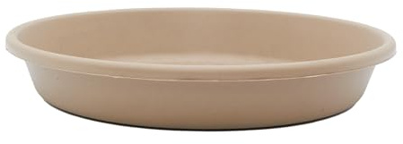 The HC Companies Akro-Mils Soucoupe en Plastique pour Pot de Fleurs, pour l'extérieur et l'intérieur, Design Traditionnel pour l'évacuation de l'eau, Durable et élégant, 53,3 cm de diamètre, grès