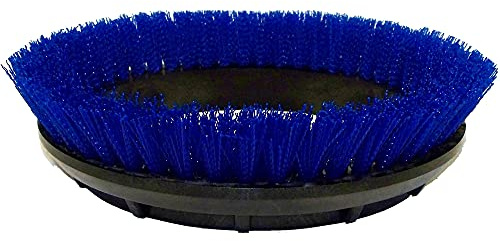 Oreck - 237.058 Commercial 237058 Crimped Polypropylene Scrub Orbiter Brush, 10.5” bristle to bristle outer dimensions, Blue, For ORB550MC Orbiter Floor Machine