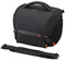 Sony LCSSC8 LCS-SC8 gepolsterte Tasche für DSLR Kamera mit Zusatzobjektiv, Schwarz