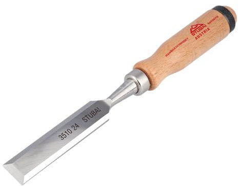 Stubai 351024 - Formón de carpintero (haya roja, 24 mm)