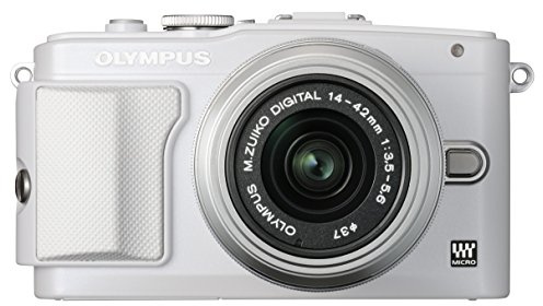 Olympus Pen E-PL6 Compact System Camera - White (16.1 MP, M.ZUIKO Digital 14-42 mm II R Lens Kit) 3-Inch Tilt Touch Panel LCD