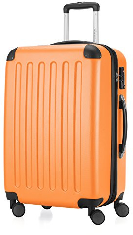 Hauptstadtkoffer Spree - Medelstor resväska med hårdskal, TSA, 4 hjul, trolley, rullväska, volymexpansion, 65 cm, 74 liter, orange